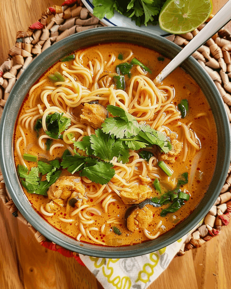 Thai Red Curry Noodle Soup