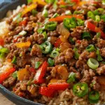 Beef and Pepper Rice Bowl