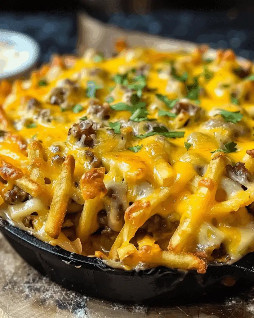 Cheeseburger French Fry Casserole