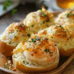Crabby Shrimp‑Stuffed Garlic Bread Bombs