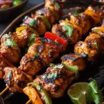 Mexican Barbecue Chicken Skewers