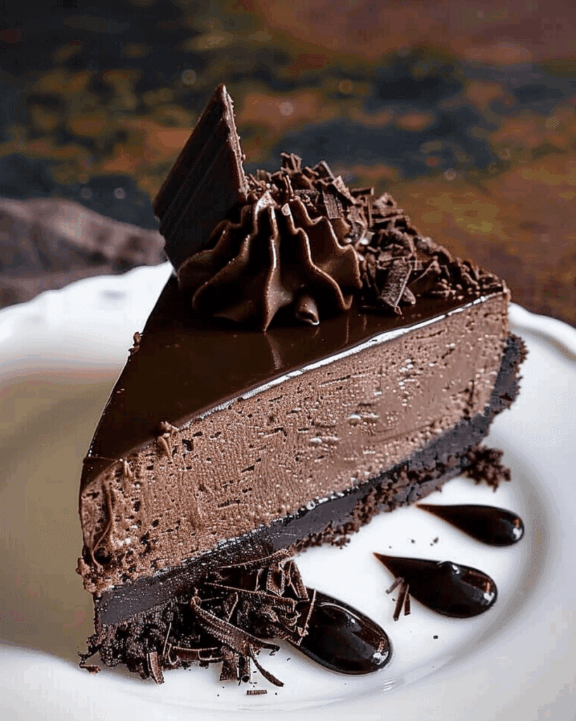 Chocolate Fudge Truffle Cheesecake