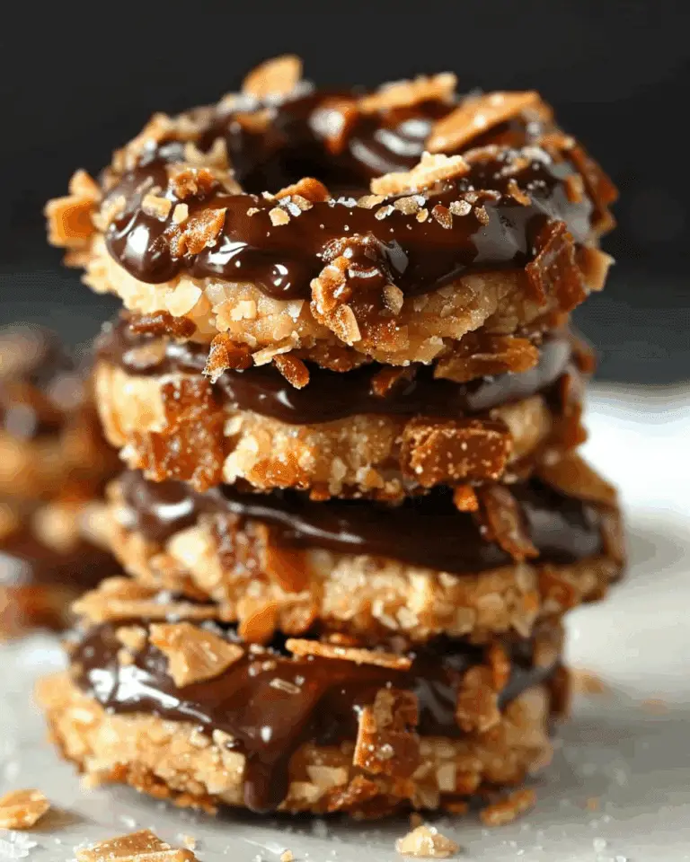 Homemade Samoas Cookies