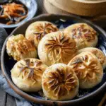 Pan‑Fried Cabbage and Noodle Buns