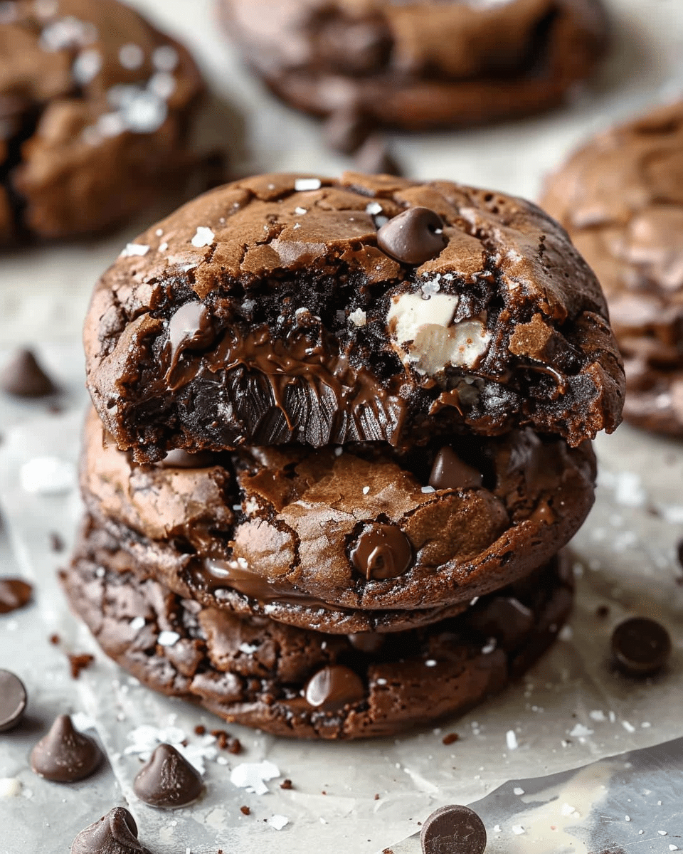 The BEST Fudgy Chewy Brookies