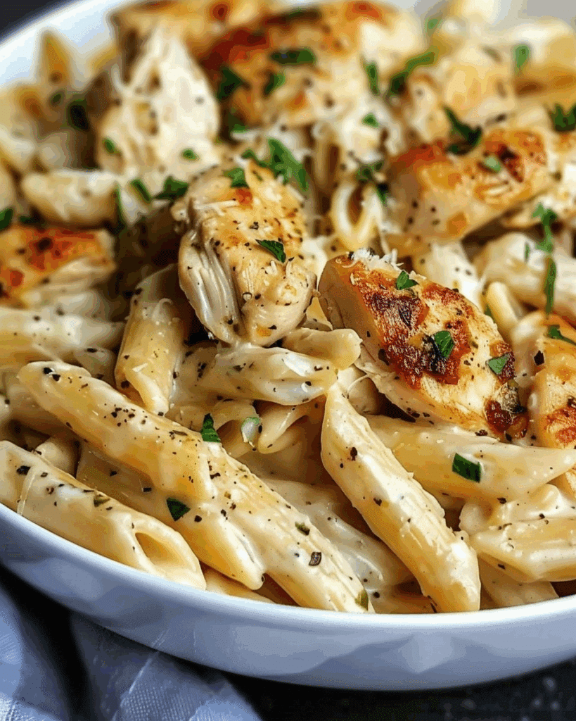 Creamy Parmesan Herb Chicken Penne