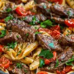 One-Pot Zesty Steak Pasta