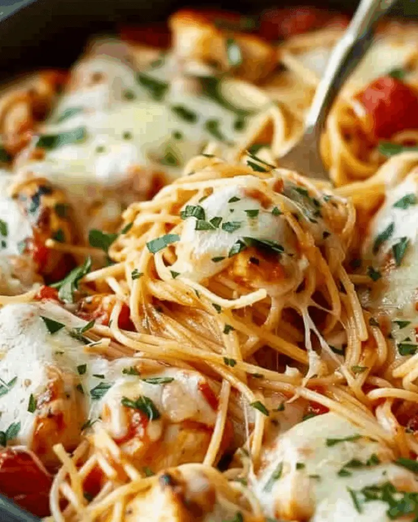 One-Pot Chicken Parmesan Pasta