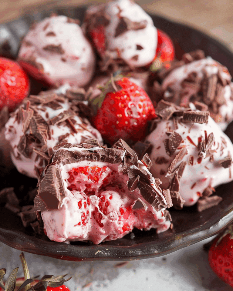 Chocolate Strawberry Yogurt Clusters