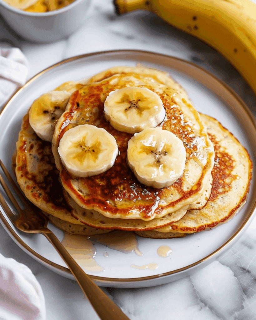 3 Ingredient Banana Pancakes