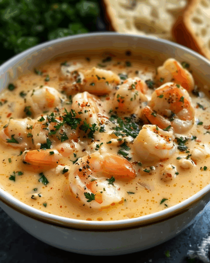 Creamy Crab and Shrimp Seafood Bisque