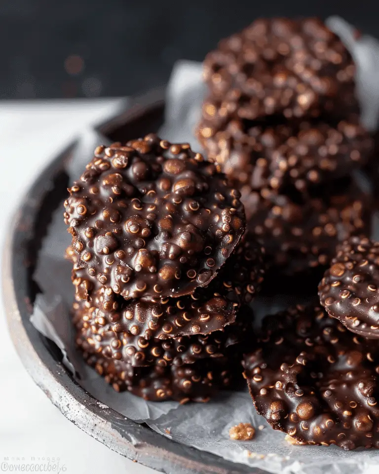 Dark Chocolate Quinoa Crisps