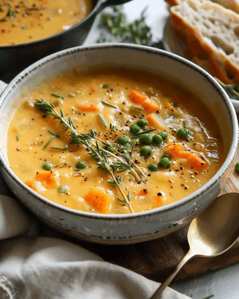 One‑Pot Creamy Vegetable Soup