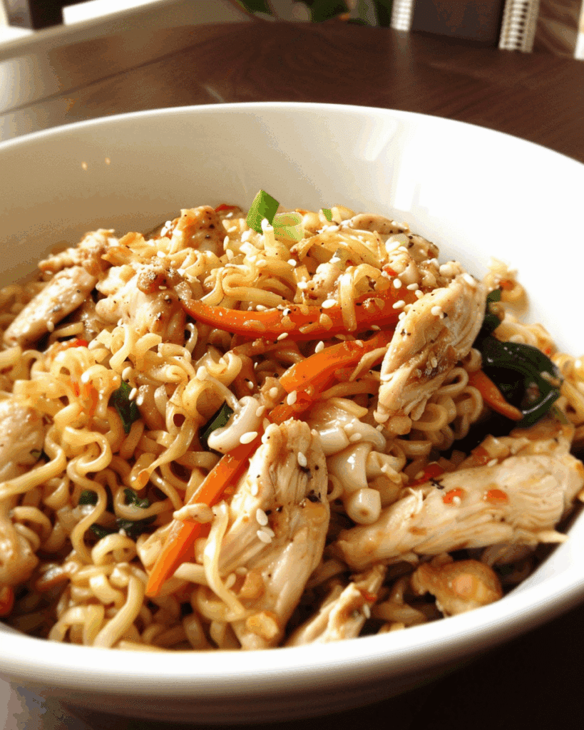 Quick & Tasty Chicken Ramen Stir Fry Recipe
