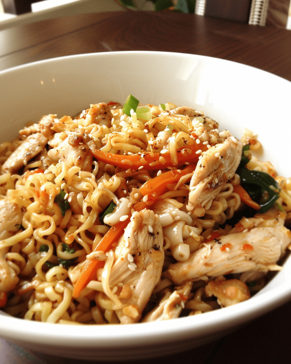 Quick & Tasty Chicken Ramen Stir Fry Recipe