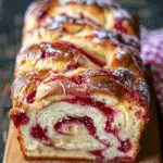 Raspberry Swirl Brioche Loaf Recipe