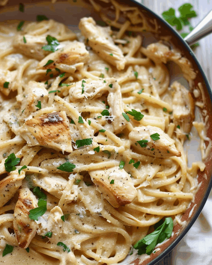 Chicken Garlic Parmesan Pasta