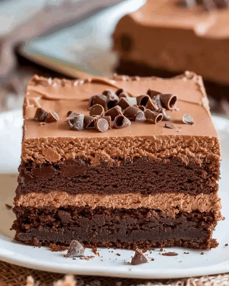 Chocolate Mousse Brownies: Creamy Layers With Decadent Flavor