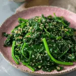Korean Spinach Side Dish (Sigeumchi Namul)
