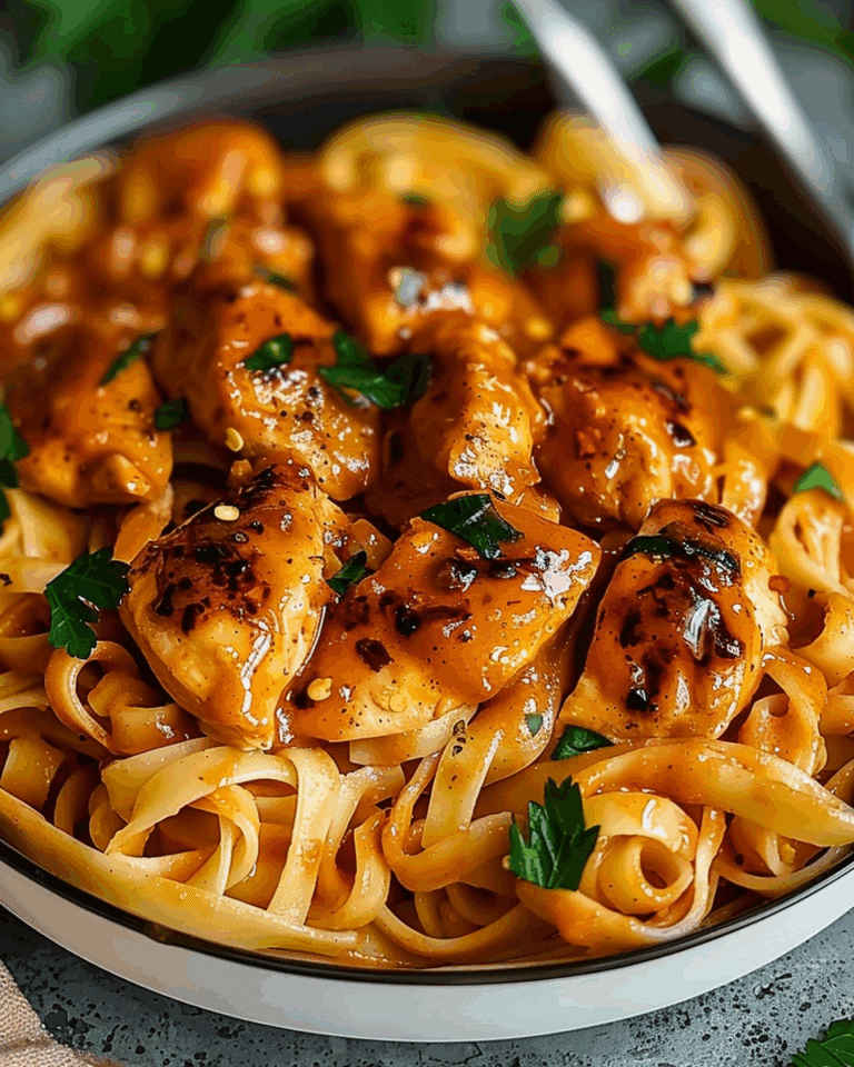 Spicy Cajun Honey Butter Chicken & Pasta
