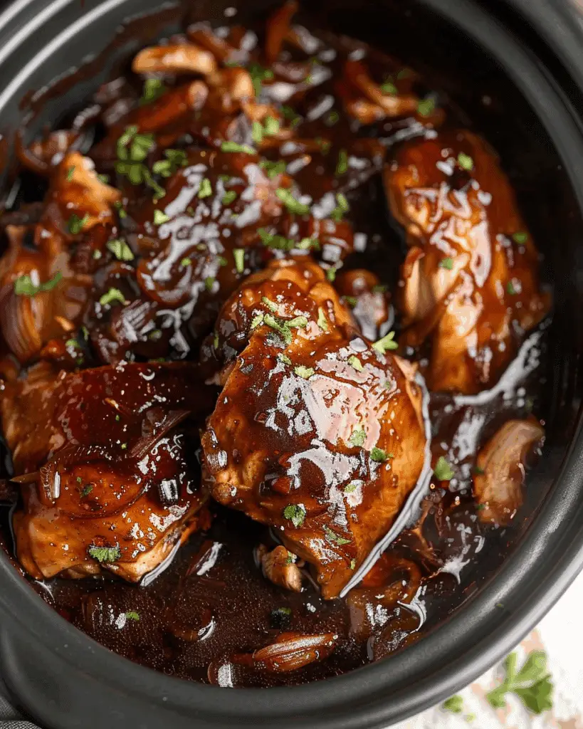 Crock Pot Bourbon Chicken