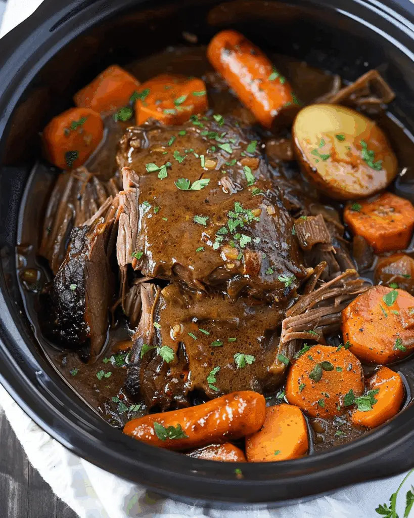 Crock Pot Roast (with Gravy!)