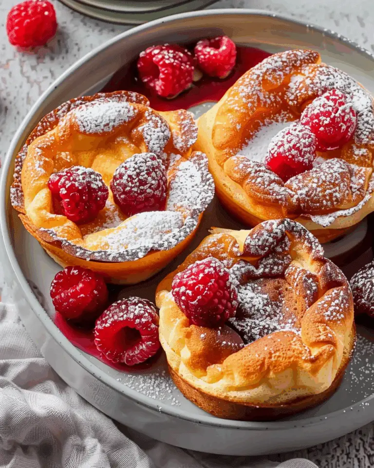 Mini Dutch Baby Pancakes