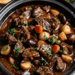 Slow Cooker Beef Bourguignon