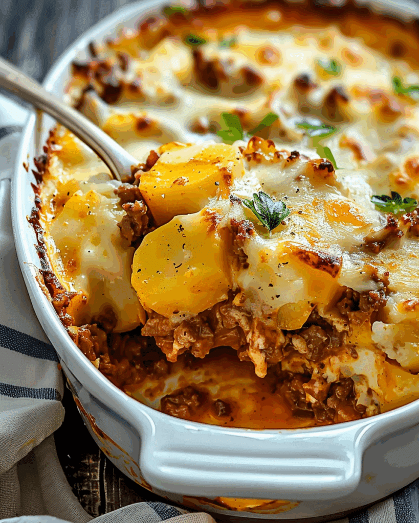 Hobo Casserole with Ground Beef & Potatoes – Quick & Delicious!