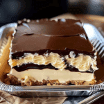No Bake Chocolate Eclair Cake