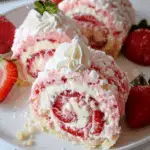 Strawberry Shortcake Cheesecake Rolls