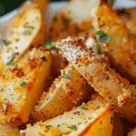 Baked Garlic Parmesan Potato Wedges