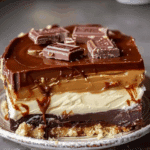 Homemade No-Bake Twix Cheesecake