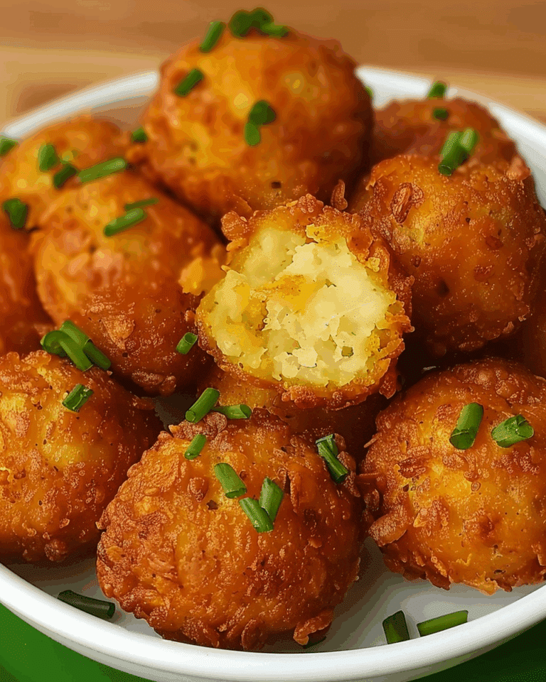 Crispy Potato Chicken Balls Recipe