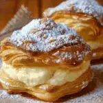 Special Italian Cream Puffs with Custard Filling