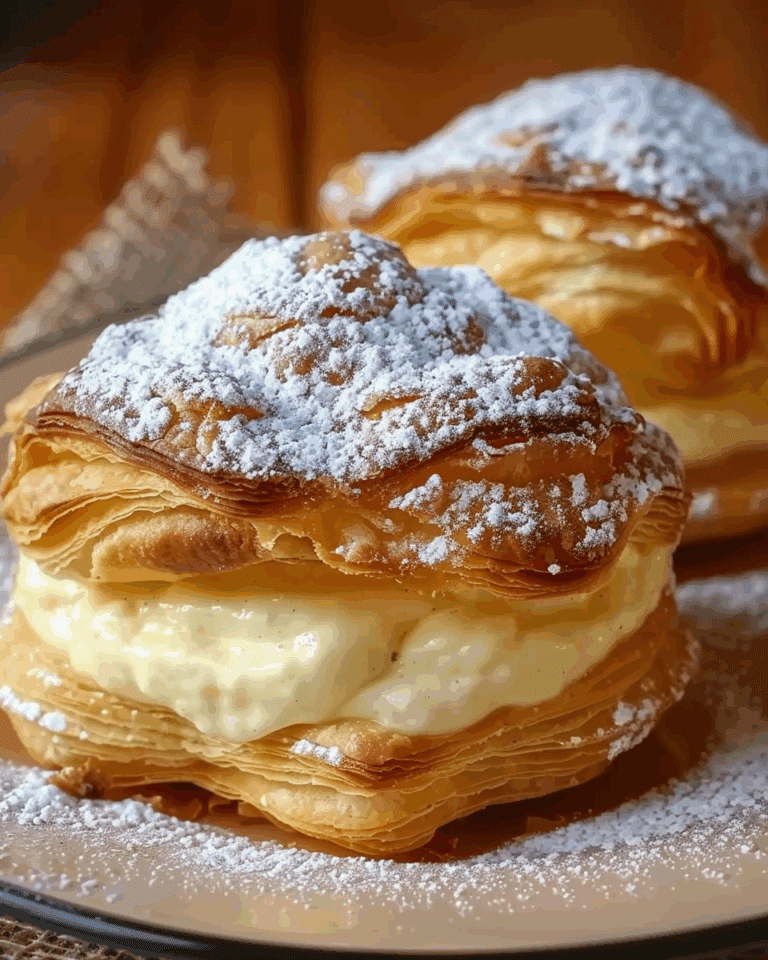Special Italian Cream Puffs with Custard Filling