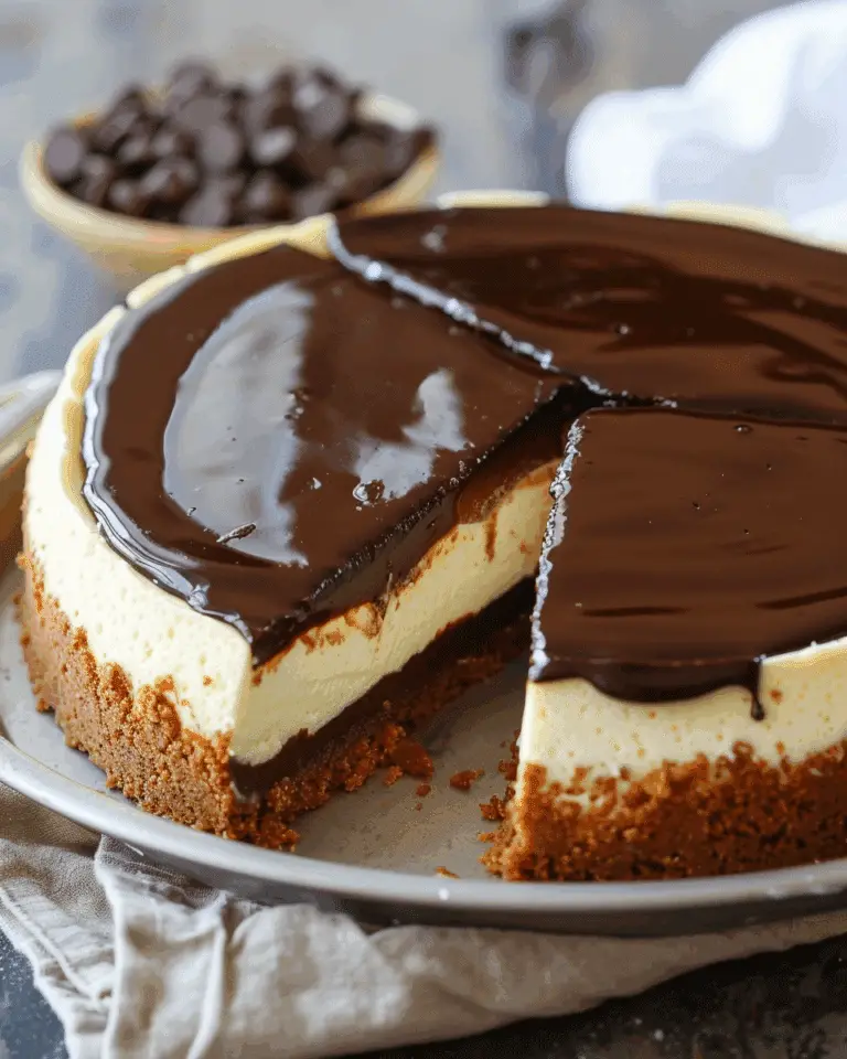 Boston Cream Cheesecake