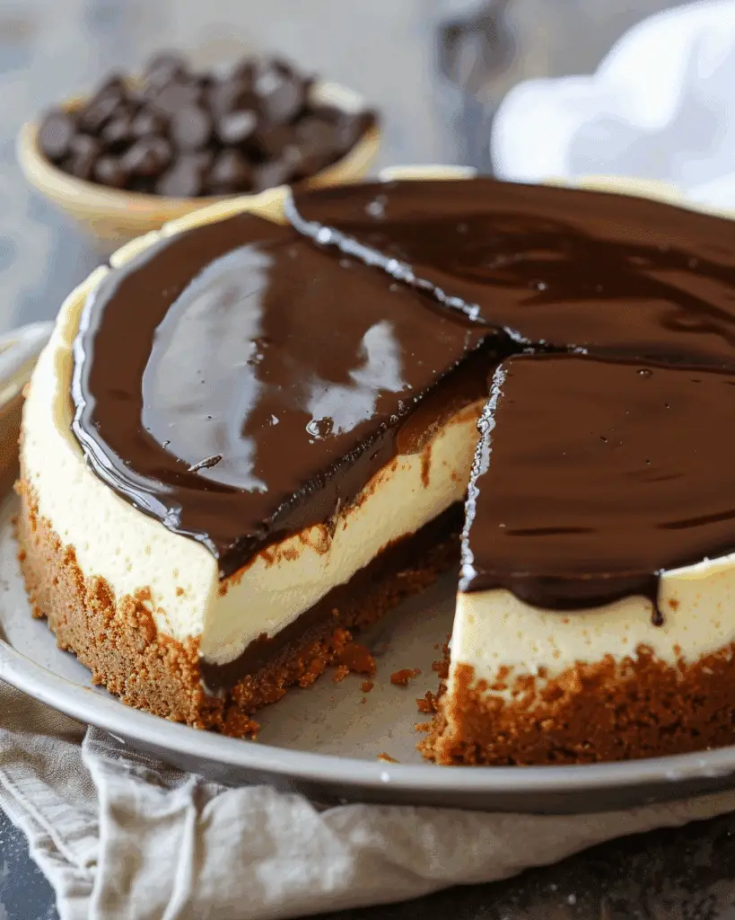 Boston Cream Cheesecake
