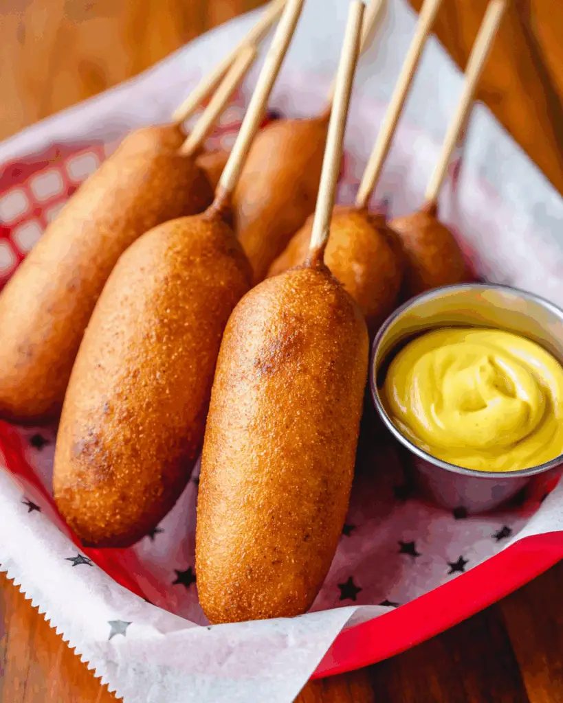 Super Easy Homemade Corn Dogs