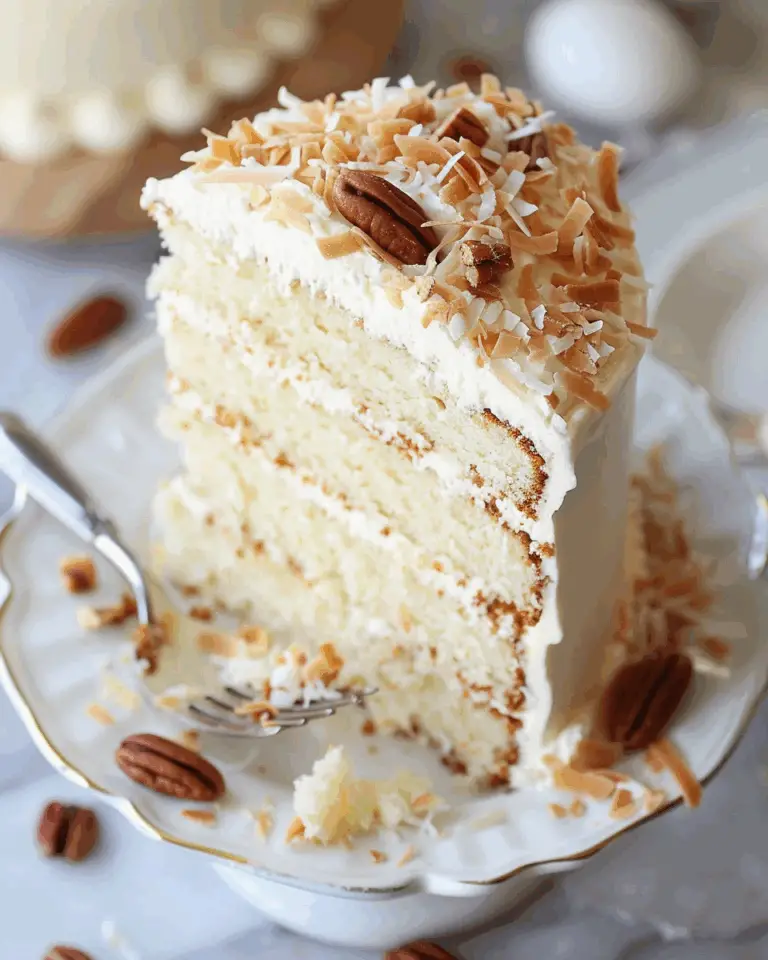 White German Chocolate Cake