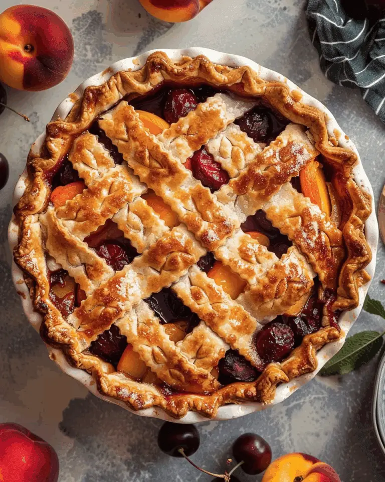 SUMMER Peach & Cherry Pie