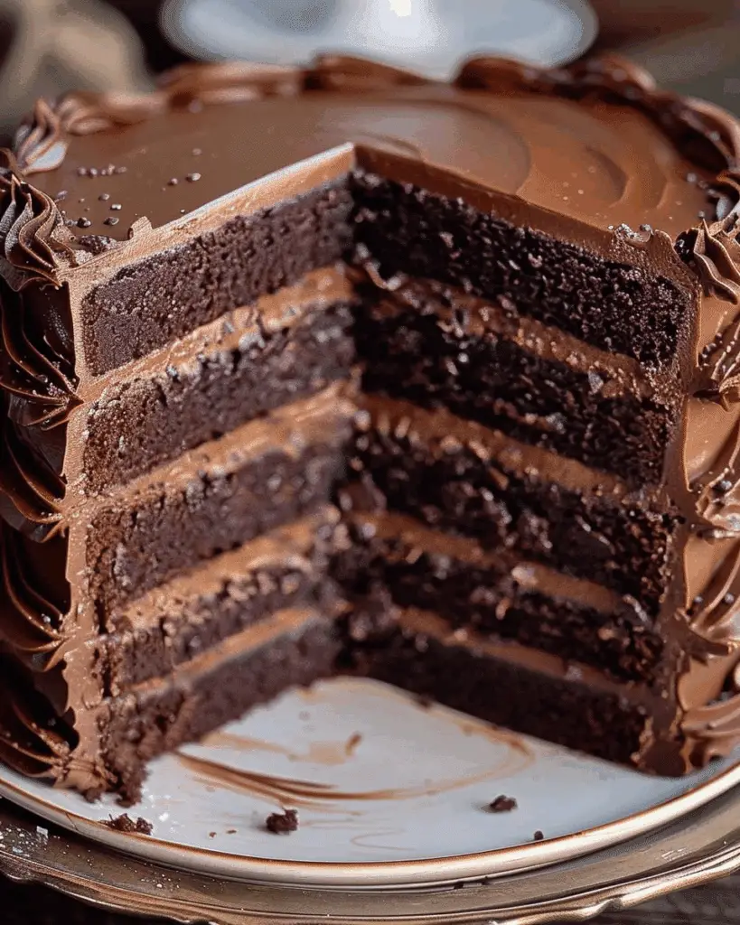 Decadent Chocolate Layer Cake