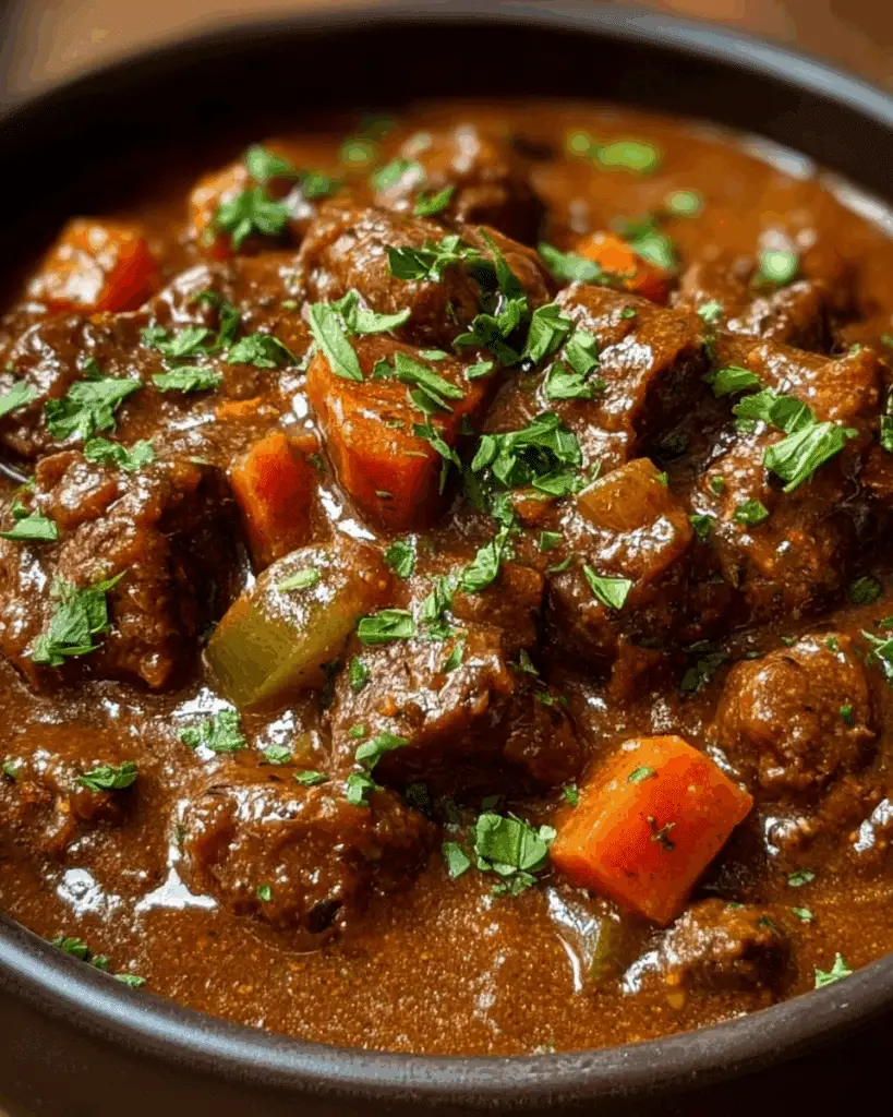 Melt-in-Your-Mouth Slow Braised Beef Curry with Aromatic Spices & Coconut Cream