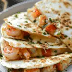 Shrimp Quesadilla with Melty Cheese