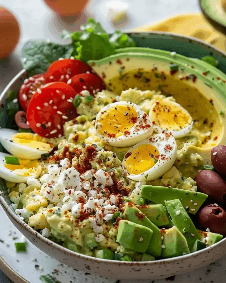 Avocado Egg Salad Bowl