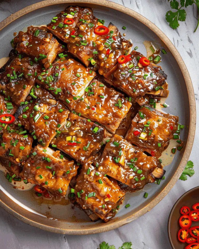 Steamed Ribs With Garlic Sauce
