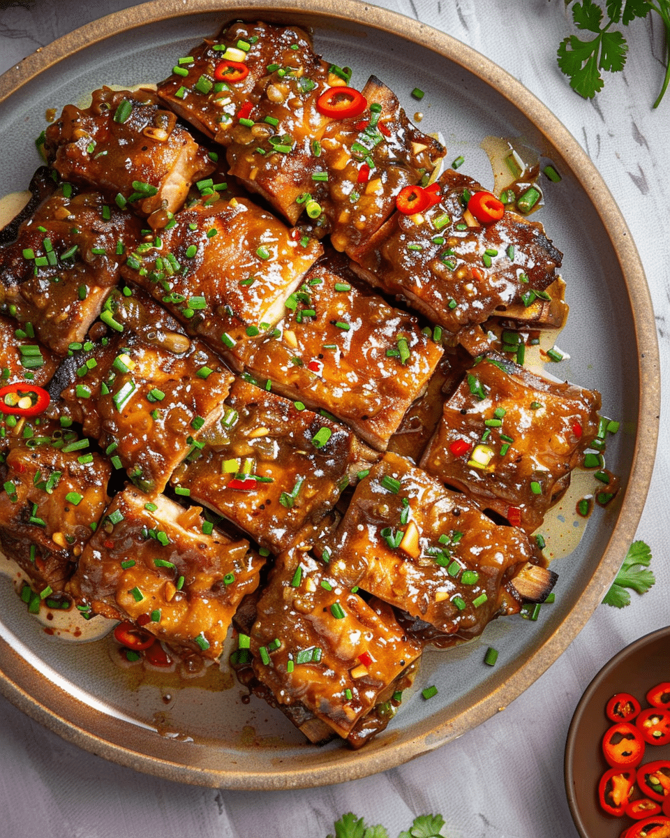 Stea Ribs Steamed Ribs With Garlic Sauce | Cooked By Lina