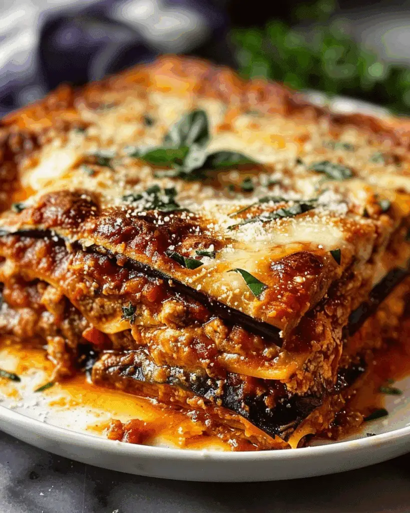 Hasselback Eggplant Bake