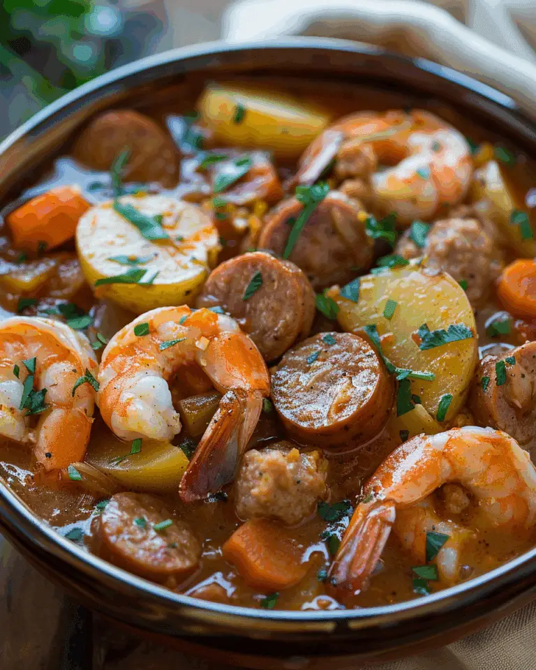 Shrimp, Sausage & Potato Stew