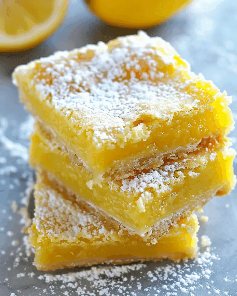 Two-Ingredient Lemon Bars
